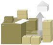 Home delivery - packet letter barcode envelope