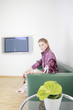 Foto: Lila Lederjacke Lila Lederjacke