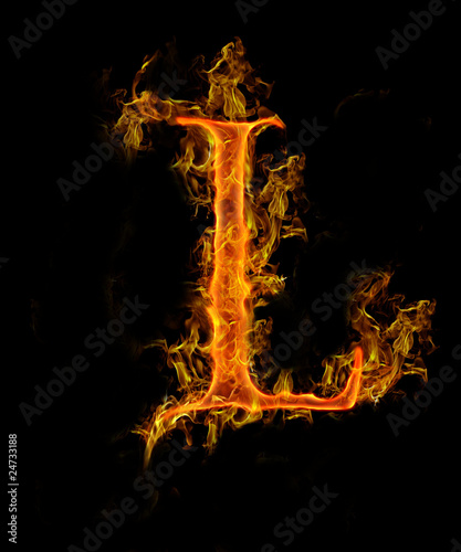 Letter L Fire