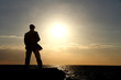 Foto: Mann am Meer Mann am Meer