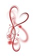 rotes Herzdesign