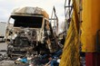 Lastwagen Brandschaden