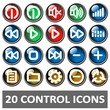 20 playback control icons 20 playback control icons