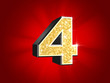goldene Nummer - 4