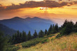 morning in mountains