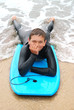Smiling Teenage Surfer Smiling Teenage Surfer