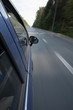 driving the car