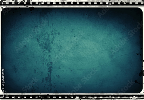Illustration: Grunge film frame with space for your text and image Grunge film frame with space for your text and image