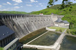 Edersee Sperrmauer mit Kraftwerk