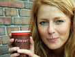 Kaffee trinken...