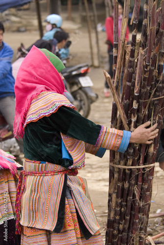 Photo: Vietnamese woman at market Vietnamese woman at market