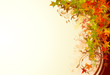 Hintergrund "Herbstlaub" (mit Clippfad)