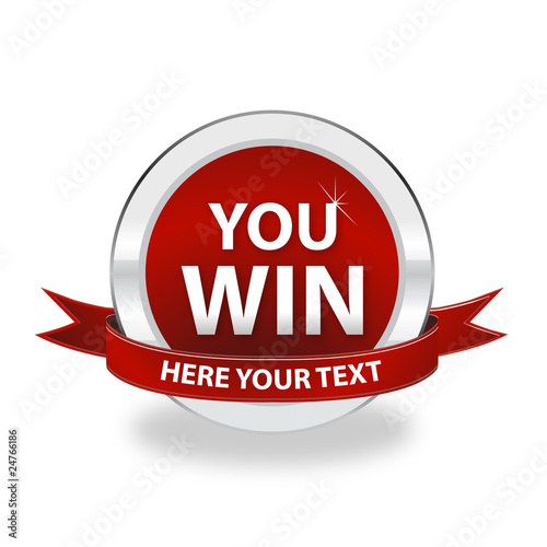 Vektor: Coccarda You Win 2 Coccarda You Win 2