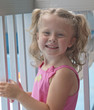 Little girl laughing