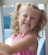 Little girl smiling