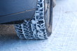 Winter - Rad im Schnee
