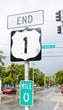end of the road number 1, Key West, Florida, USA