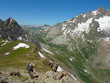 vttiste face à la chaine du mont blanc