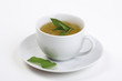 Tea cup with peppermint Tea cup with peppermint