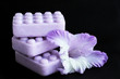 soap on black