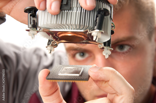 Photo: Computer support engineer Computer support engineer