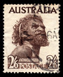 Old Australia Aborigine postage stamp