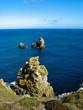 Sea coast in Brittany (Finistère, France)