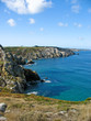 Sea coast in Brittany (Finistère, France)