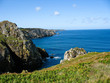 Sea coast in Brittany (Finistère, France)