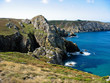 Sea coast in Brittany (Finistère, France)