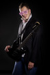 Portrait of young guitarist