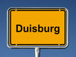 Duisburg Ortsschild