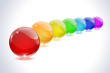 Sfere colorate 3d