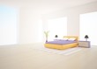 white interior composition