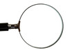 Magnifying glass on white