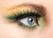 Fashion eye, long eyelashes and beautiful eye.