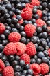 fresh blueberries and raspberries
