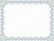Blank guilloche certificate template Blank guilloche certificate template