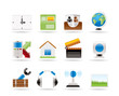 Mobile phone and computer icons - vector icon set Mobile phone and computer icons - vector icon set