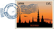 Postmark from Latvia