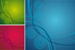 collection bright abstract background