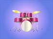 drumset red