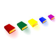 Vector illustration the color big books Vector illustration the color big books