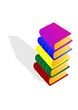 Vector illustration the color big books Vector illustration the color big books