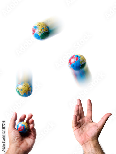 Photo: Earth juggler Earth juggler