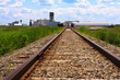 Train tracks to mine site