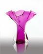 Hand blown glass vase