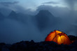 Twilight in the mountains