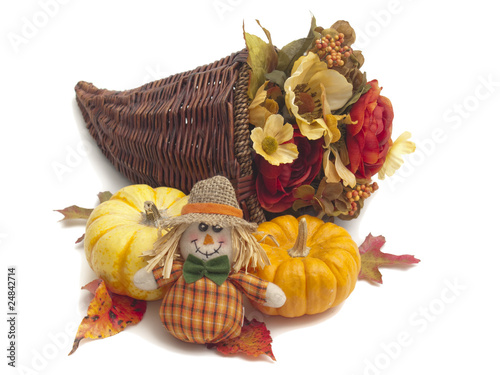 Photo: Thanksgivingstill life with pumpkins Thanksgivingstill life with pumpkins