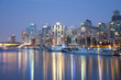 Vancouver skyline at night Vancouver skyline at night